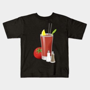 Bloody Mary Cocktail Kids T-Shirt